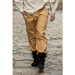 Cotton trousers Alin, honey - Celtic Webmerchant