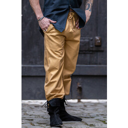 Pantalon en coton Alin, miel - Celtic Webmerchant