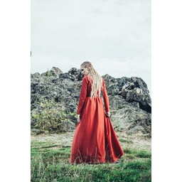 Viking klänning Lina, röd - Celtic Webmerchant