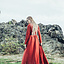 Robe Viking Lina, rouge - Celtic Webmerchant