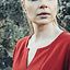 Viking kjole Lina, rød - Celtic Webmerchant