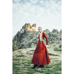 Robe Viking Lina, rouge - Celtic Webmerchant