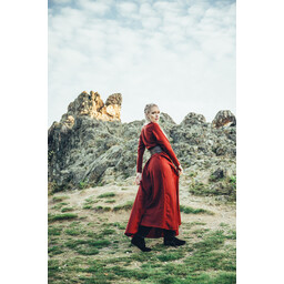Viking sukienka Lina, czerwony - Celtic Webmerchant