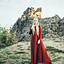 Robe Viking Lina, rouge - Celtic Webmerchant