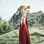 Viking dress Lina, red - Celtic Webmerchant