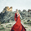 Vestido vikingo, rojo - Celtic Webmerchant