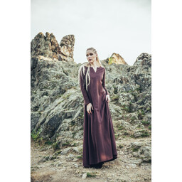 Viking kjole Lina, mørkebrun - Celtic Webmerchant