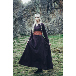 Vestido vikingo Lina, marrón oscuro - Celtic Webmerchant