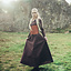 Robe Viking Lina, marron foncé - Celtic Webmerchant