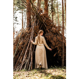 Viking kjole Lina, naturlig - Celtic Webmerchant
