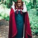 Leonardo Carbone Wool cloak Ceridwen, red - Celtic Webmerchant