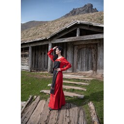 Vikingo delantal Skadi, negro - Celtic Webmerchant