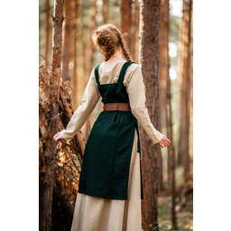 Überkleid aus Wolle Frigg, grün - Celtic Webmerchant