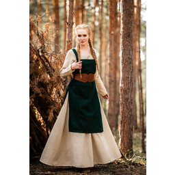 Überkleid aus Wolle Frigg, grün - Celtic Webmerchant