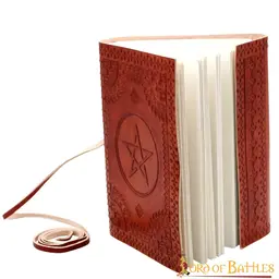 Leren boek Pentagram - Celtic Webmerchant