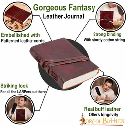 Leather journal eagle - Celtic Webmerchant