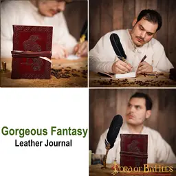 Leren boek adelaar - Celtic Webmerchant