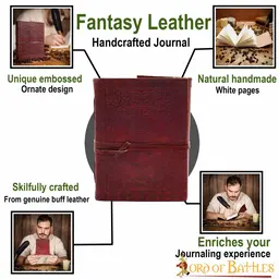Leather journal knight - Celtic Webmerchant