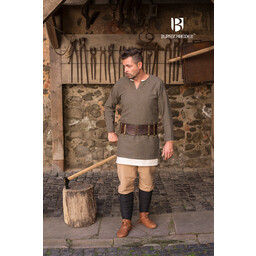 Herringbone tunic Tyr, olive grey - Celtic Webmerchant