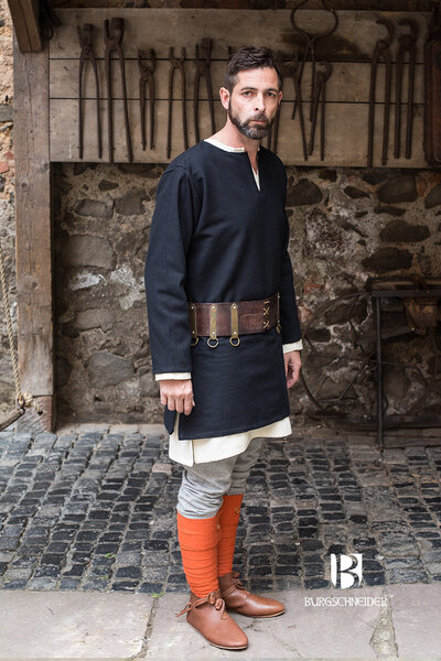 Tunique Erik, noir - Celtic Webmerchant