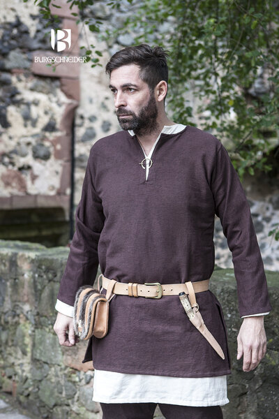 Tunika Erik, brun - Celtic Webmerchant