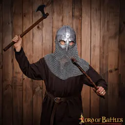 Viking spectacle helmet with chainmail - Celtic Webmerchant