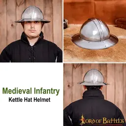 Medieval kettle hat - Celtic Webmerchant