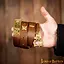 Cintura medievale in pelle con fibbia in ottone - Celtic Webmerchant