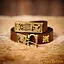Cintura medievale in pelle con fibbia in ottone - Celtic Webmerchant