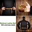 Medieval leather belt with brass fittings - Celtic Webmerchant