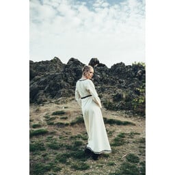 Robe médiévale précoce Aelswith, naturelle - Celtic Webmerchant