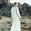 Vestido medieval temprano Aelswith, natural - Celtic Webmerchant