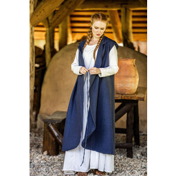 Robe cache-cœur Thyra, bleu - Celtic Webmerchant