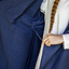 Wickelkleid Thyra, blau - Celtic Webmerchant