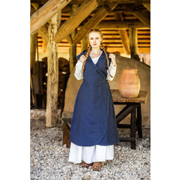 Wrap dress Thyra, blue - Celtic Webmerchant