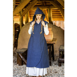 Wickelkleid Thyra, blau - Celtic Webmerchant
