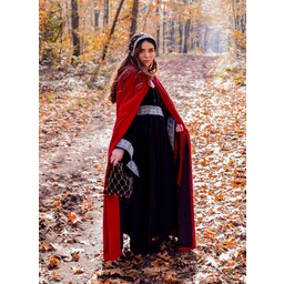 Cape en velours Ilja, rouge - Celtic Webmerchant