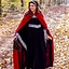 Cape en velours Ilja, rouge - Celtic Webmerchant