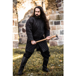 Long gambeson, black - Celtic Webmerchant