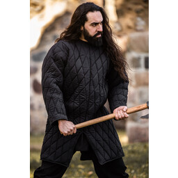 Lång gambeson, svart - Celtic Webmerchant