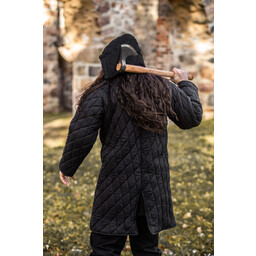 Lång gambeson, svart - Celtic Webmerchant