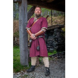 Celtic tunic, short sleeves, red - Celtic Webmerchant