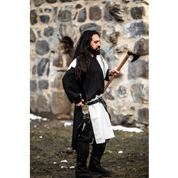 Surcoat, checked, black-white - Celtic Webmerchant