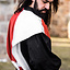 Surcoat, checked, white-red - Celtic Webmerchant