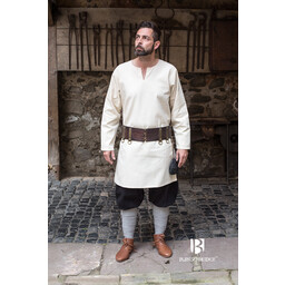 Tunic Leif, white - Celtic Webmerchant