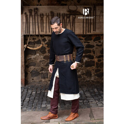 Medieval tunic Everard, black - Celtic Webmerchant