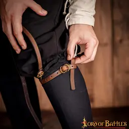 Medieval leather garters - Celtic Webmerchant