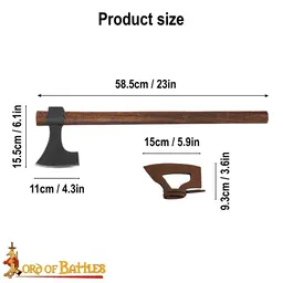 Handgesmede Viking baard bijl - Celtic Webmerchant