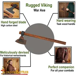 Handgesmede Viking baard bijl - Celtic Webmerchant