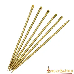 Brass needles, set of 6 pieces - Celtic Webmerchant